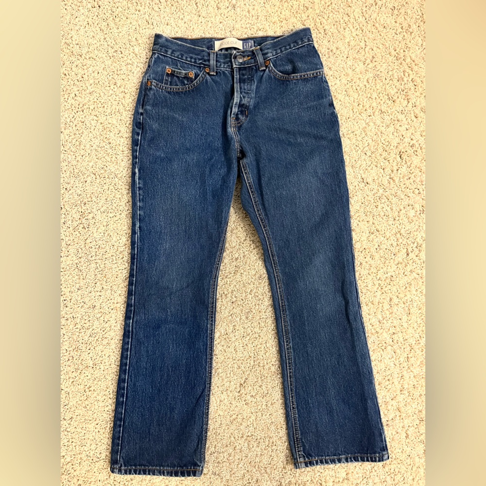 Gap size 4 boot cut ankle jeans